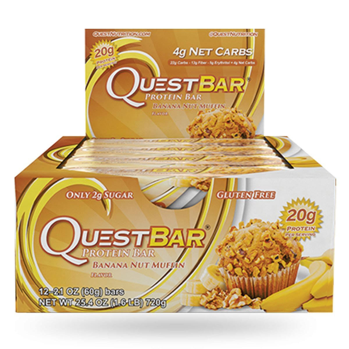 QuestBar Protein Bar - Banana Nut Muffin