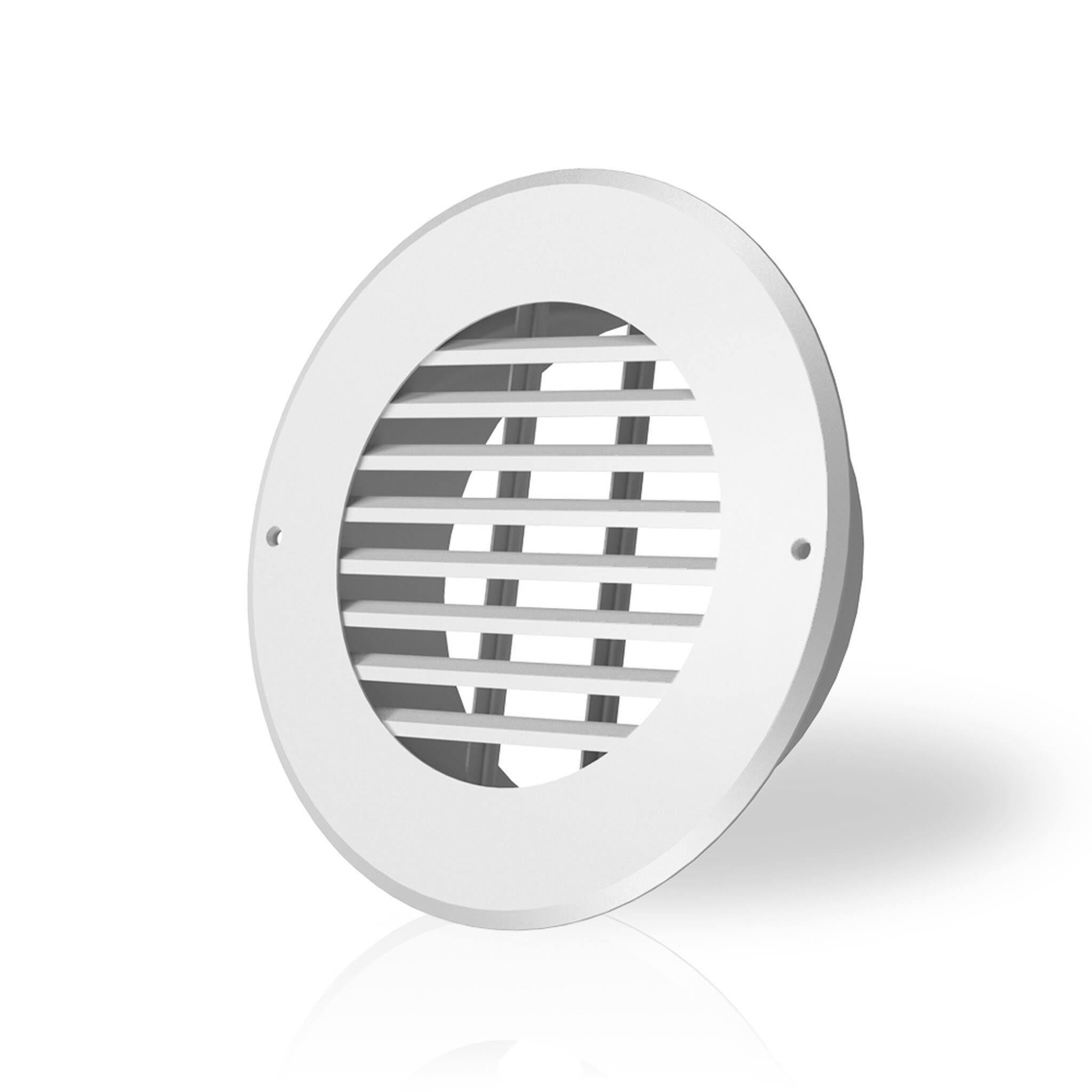 AC Infinity Wall-Mount Duct Grille Vent White Steel