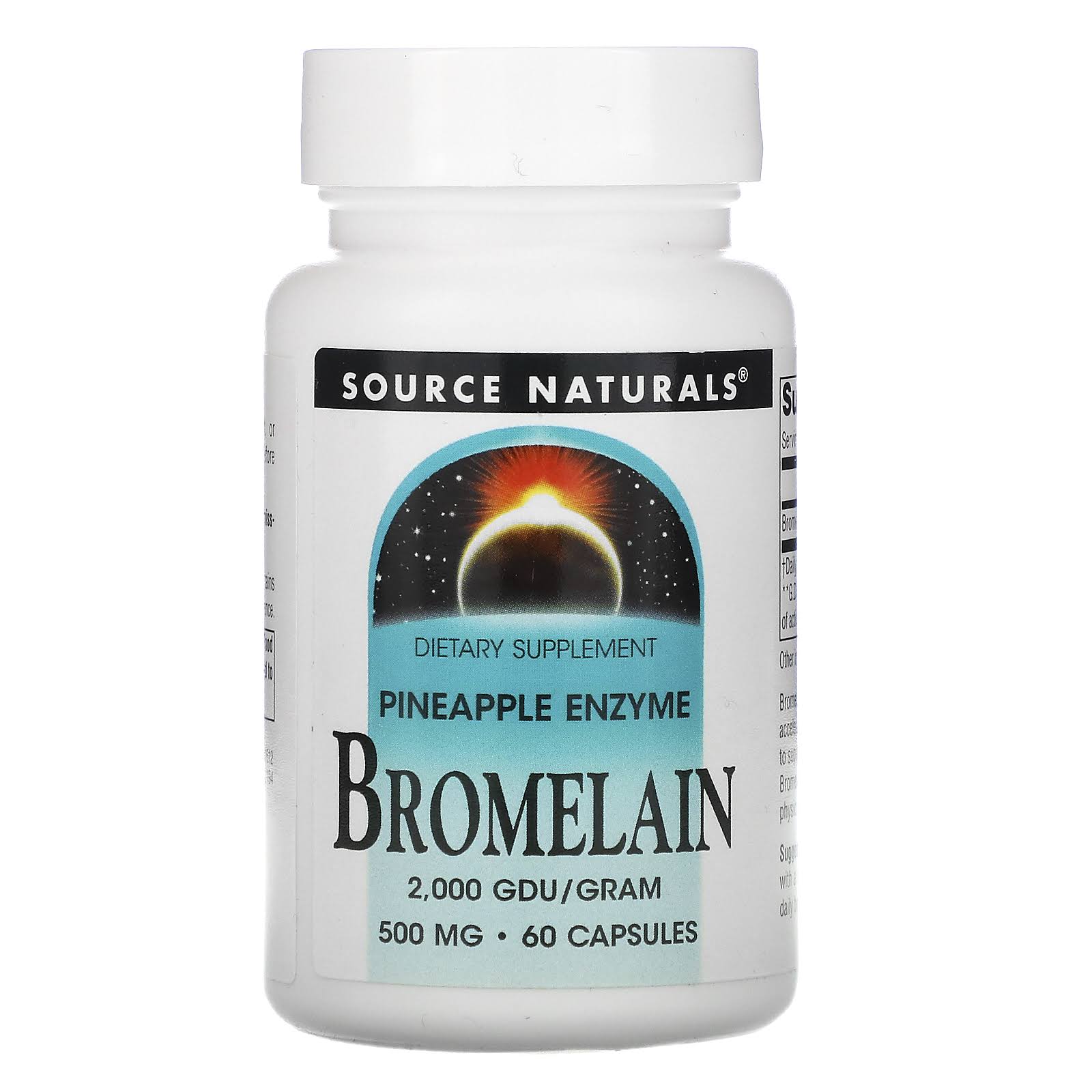 Source Naturals Bromelain Dietary Supplement - 60 Capsules