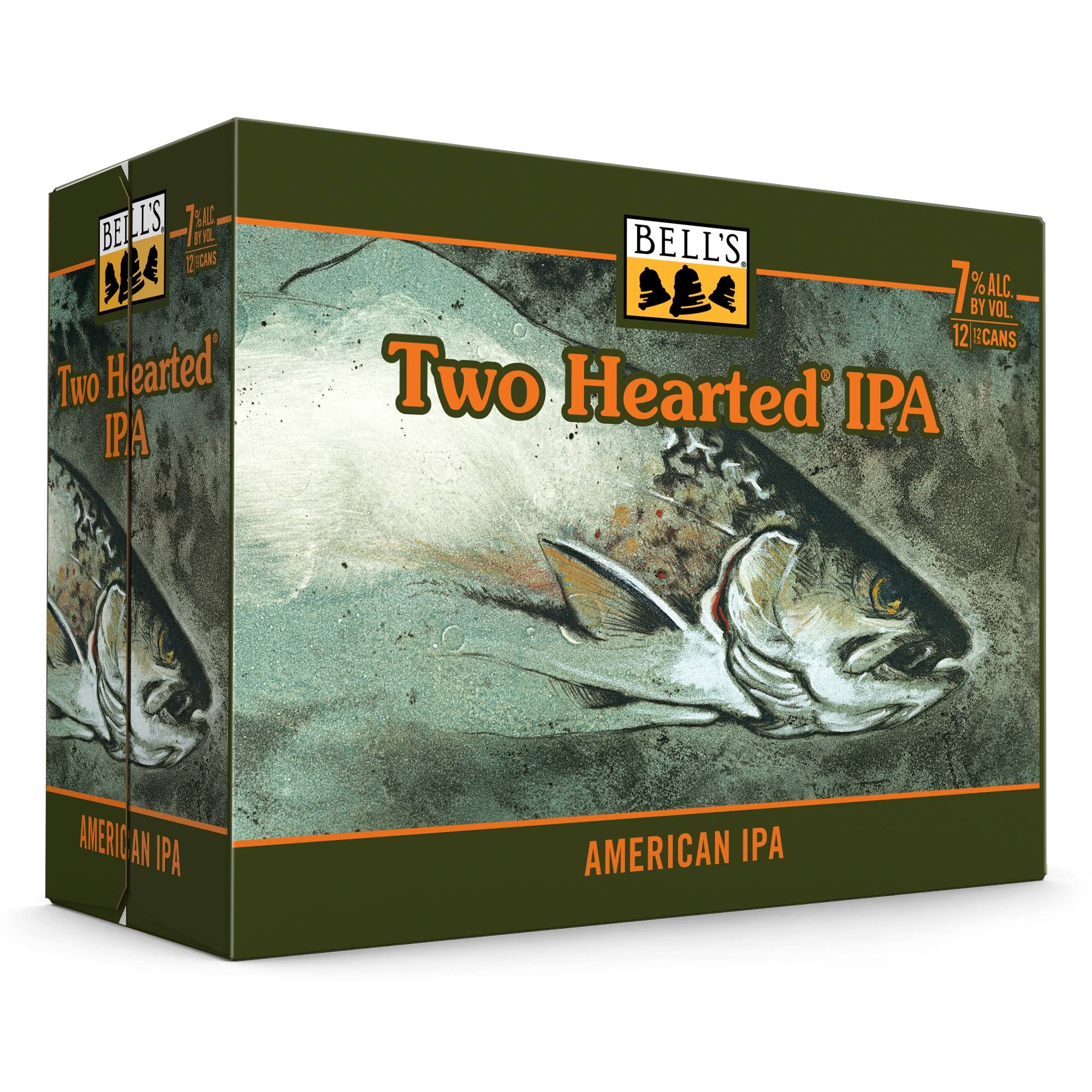 Bell's Beer, American IPA, Two Hearted - 12 pack, 12 fl oz cans