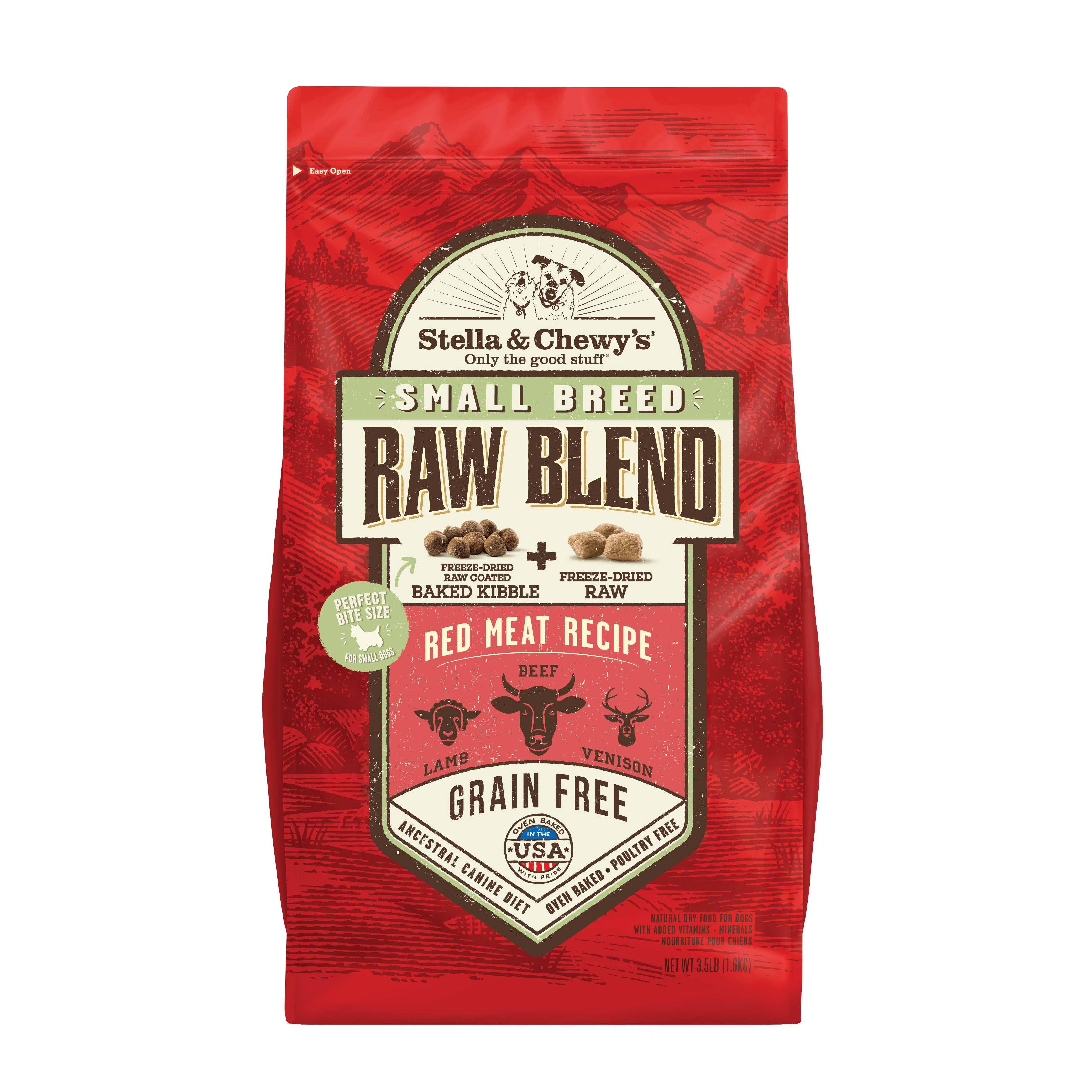 Small Breed Red Meat Raw Blend Kibble (Size: 3.5 lb)