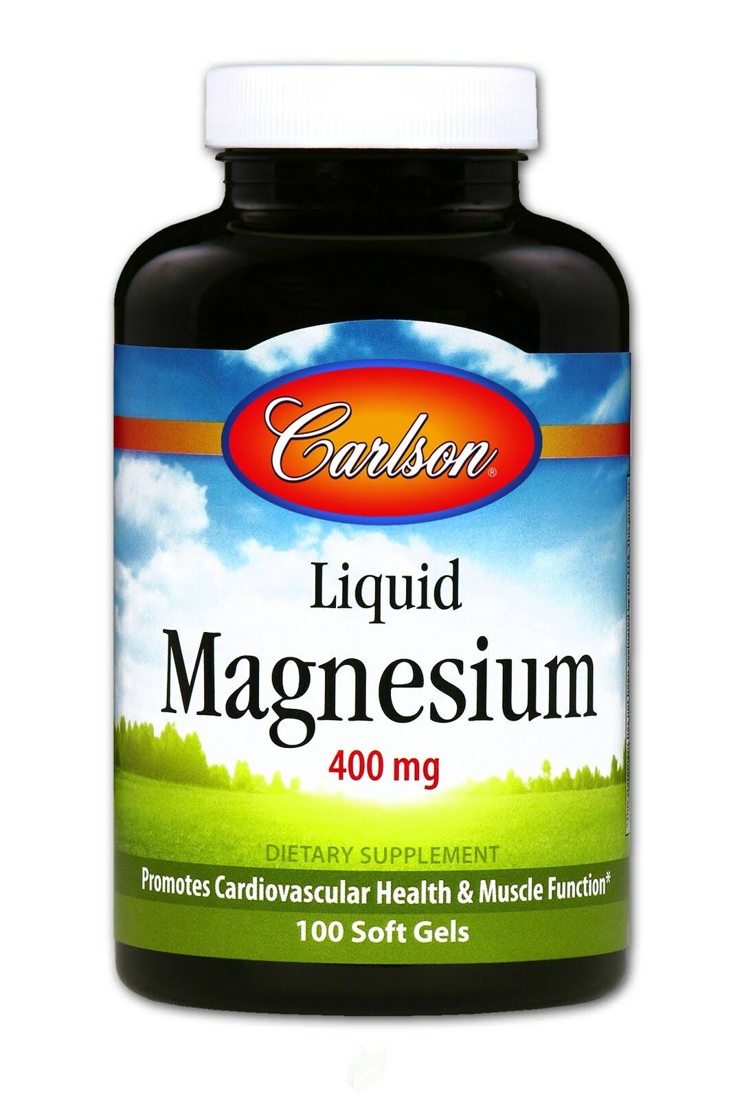 Carlson Liquid Magnesium Supplement - 100 Softgels