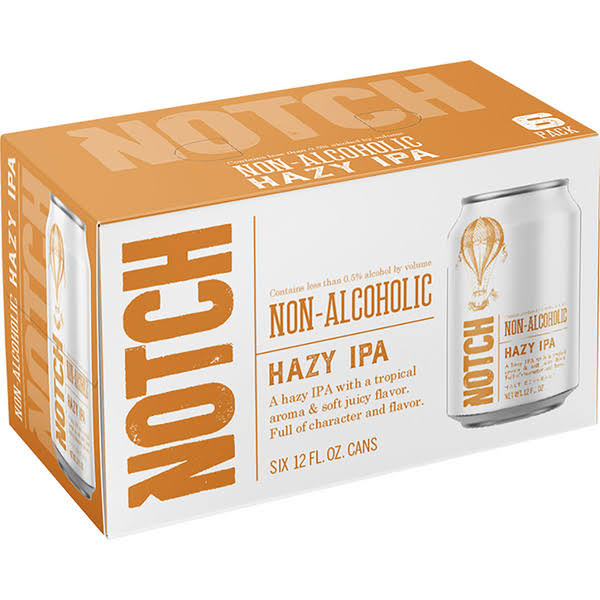 Notch Brewing Non-Alcoholic Hazy IPA - 12 fl oz