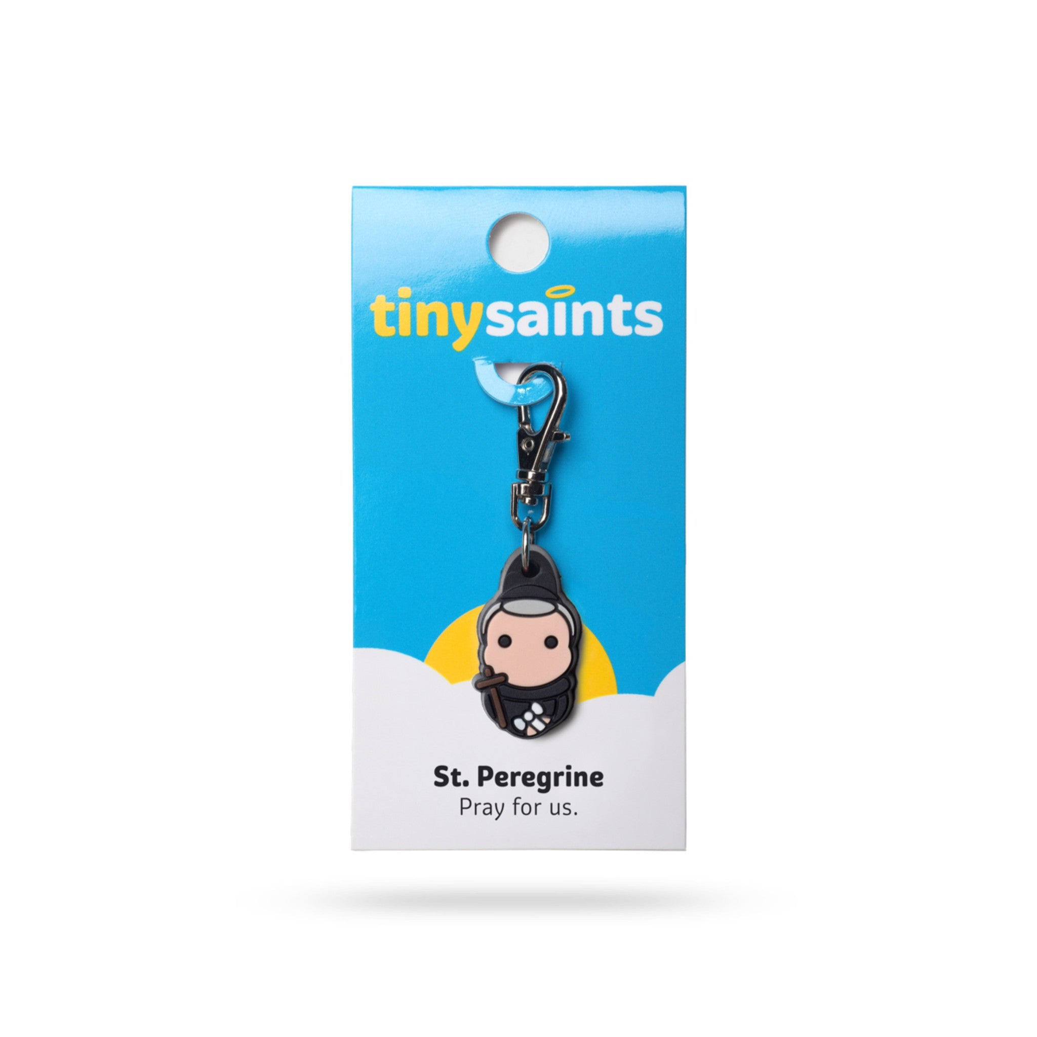 Tiny Saints Charm - St. Peregrine