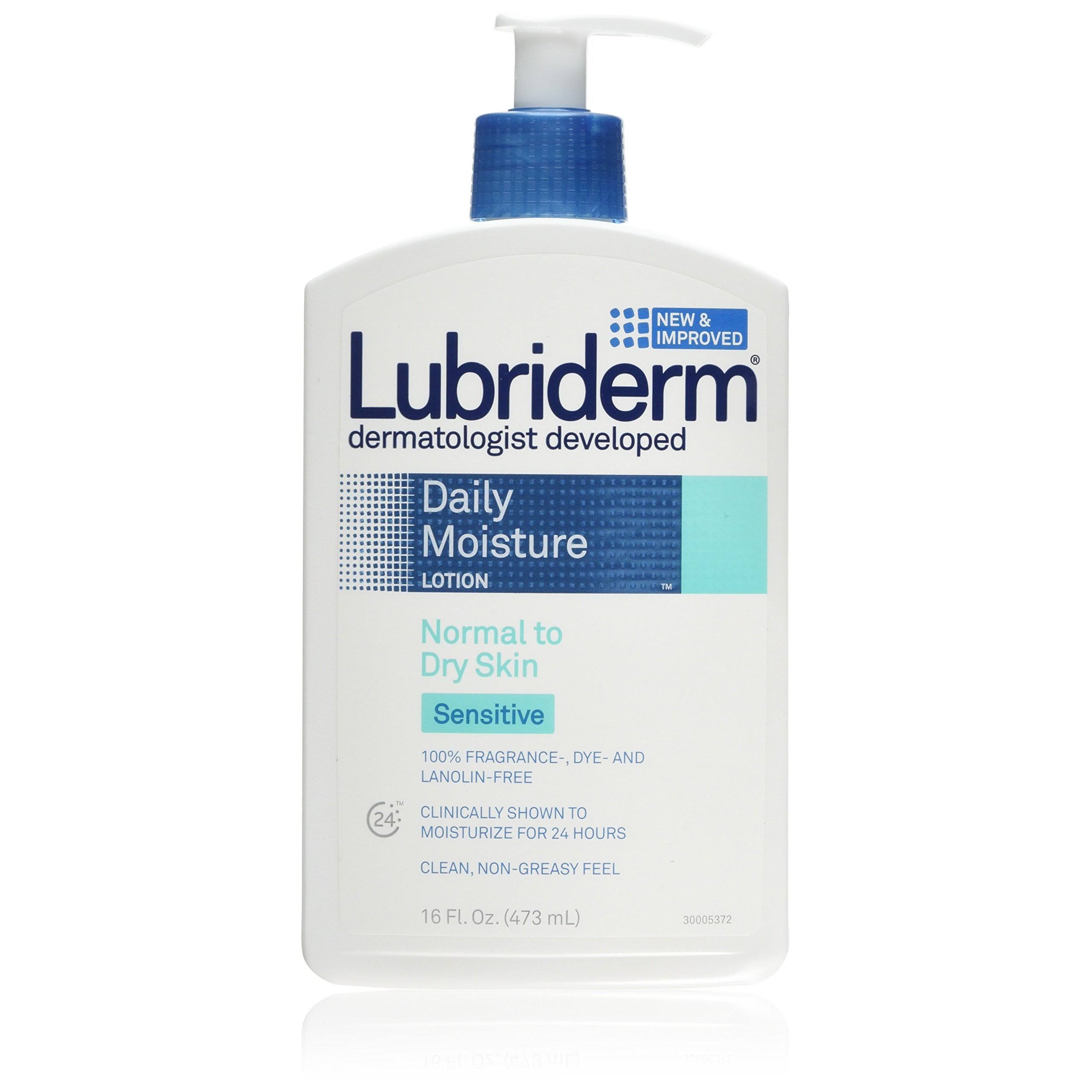 Lubriderm Daily Moisture Lotion for Normal Sensitive Dry Skin