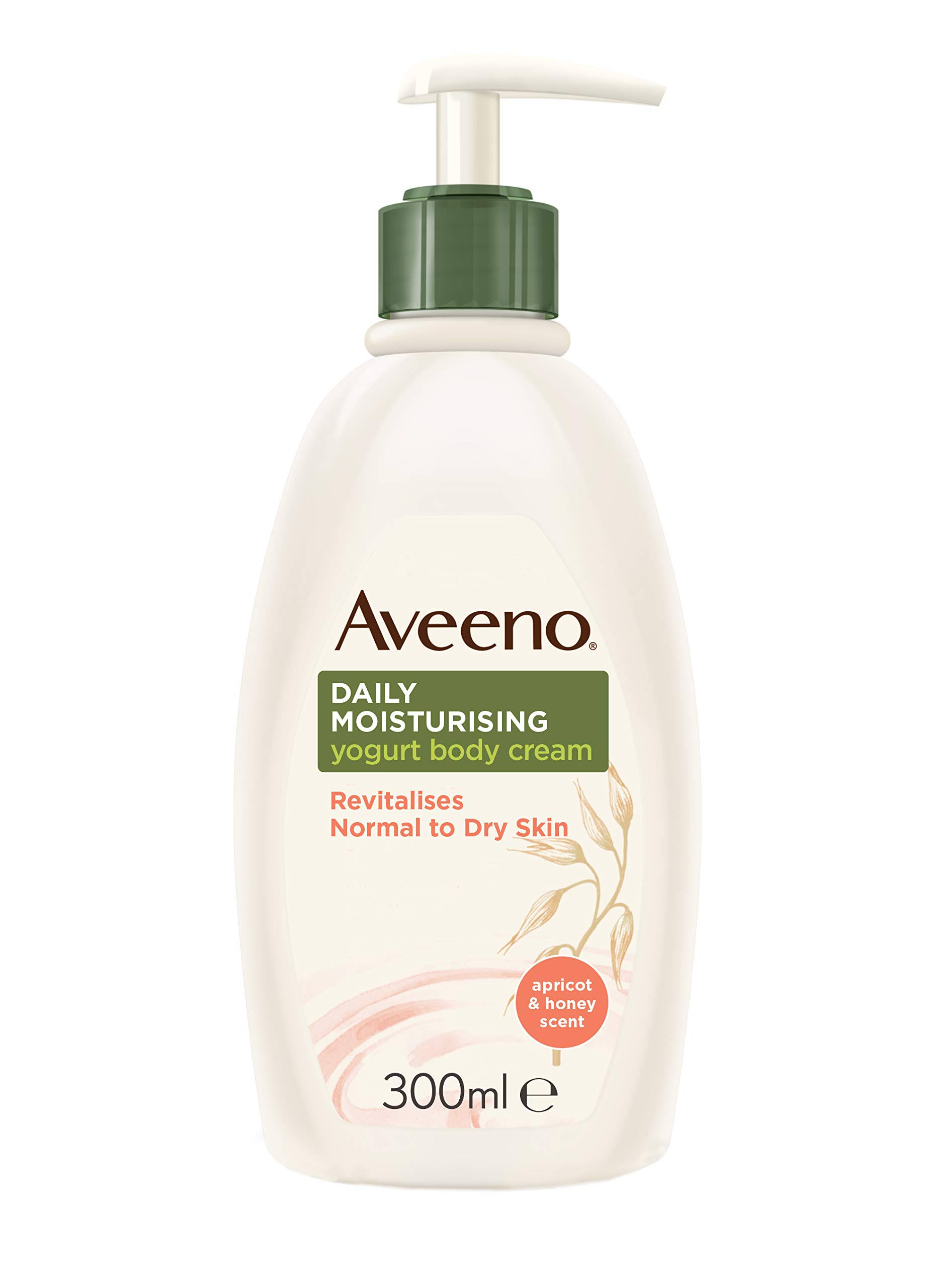 Aveeno Daily Moisturising Yogurt Body Cream - Apricot and Honey - 300ml