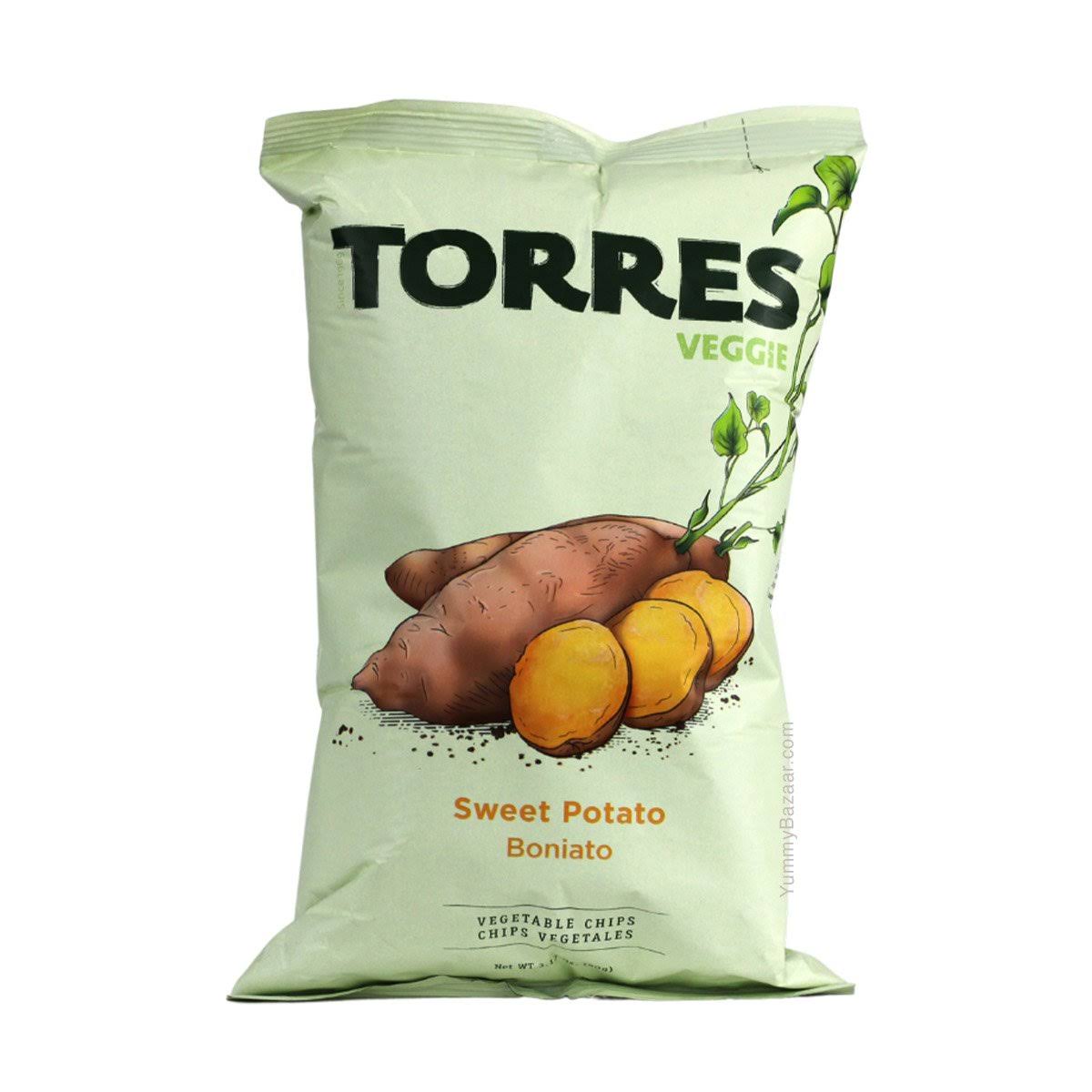 Torres Sweet Potato Vegetable Chips, 3.2 oz/90 G
