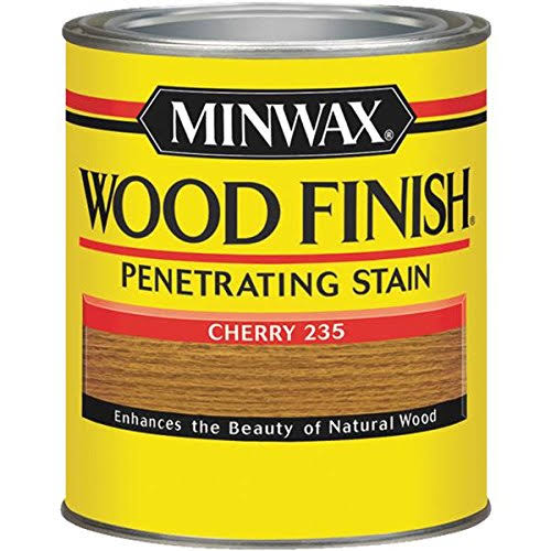 Minwax Wood Finish Interior Wood Stain - Cherry, 1/2 pint