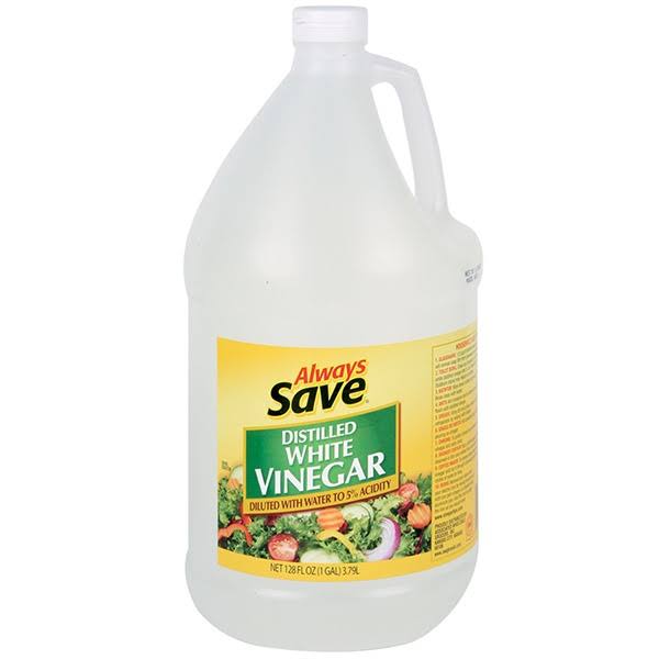 Always Save White Distilled Vinegar