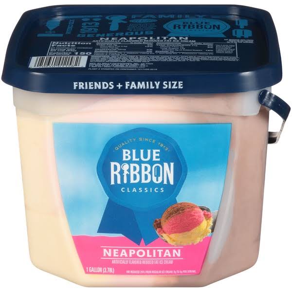 Blue Ribbon Classics Ice Cream - Neapolitan, 1 gal