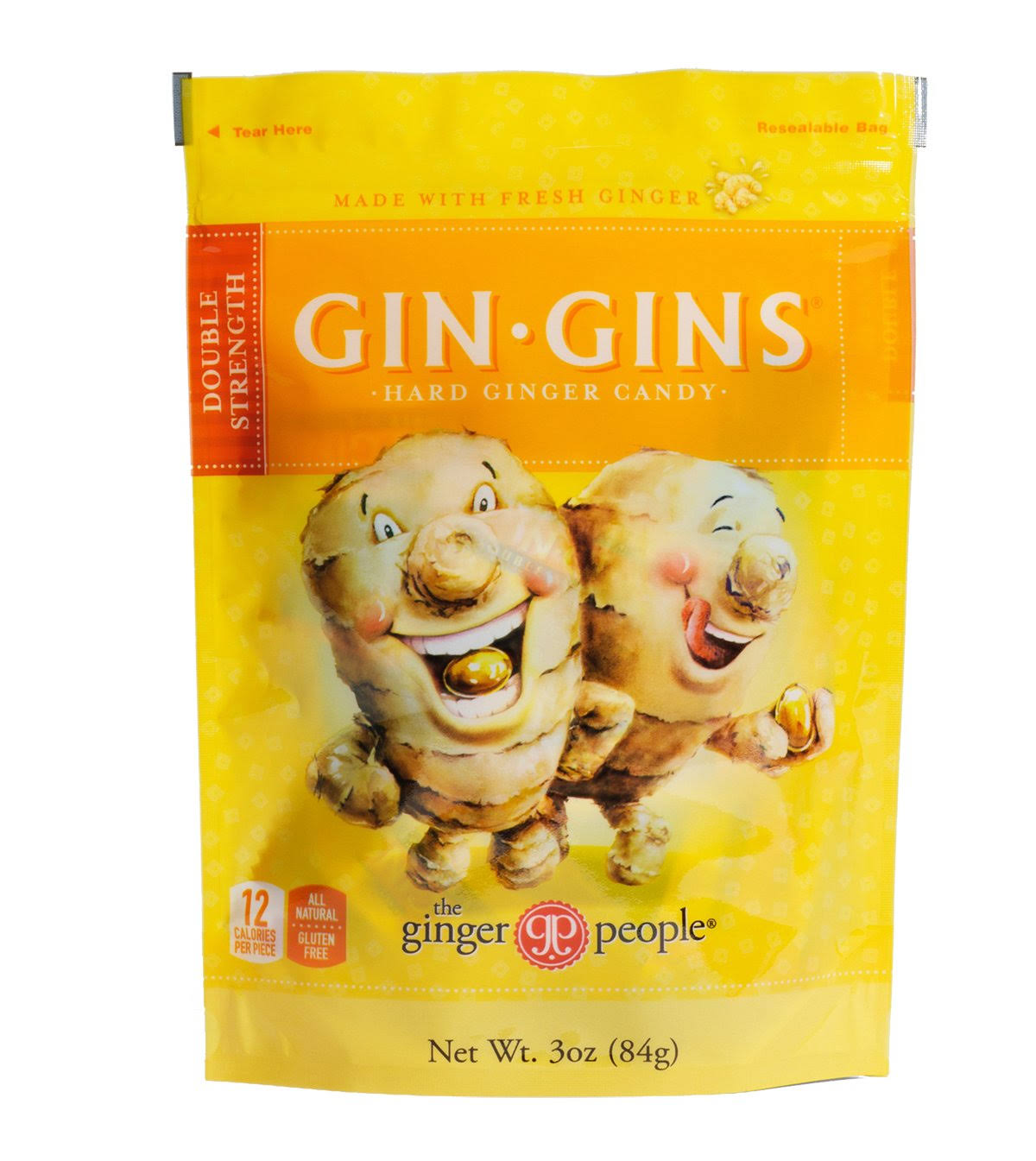 The Ginger People Gin Gins Ginger Hard Candy