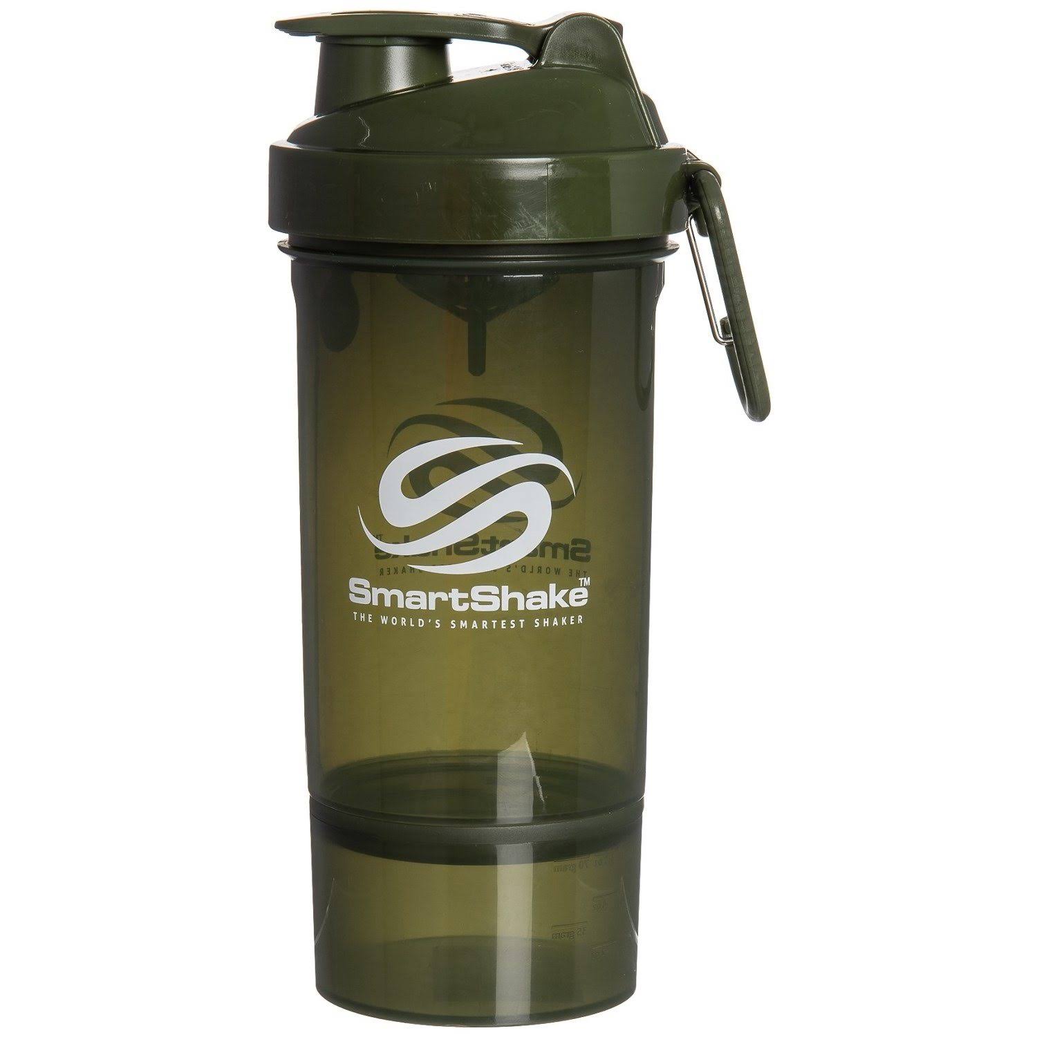 Smart Shake Original 2 Go One Shaker Cup - Army Green, 800ml