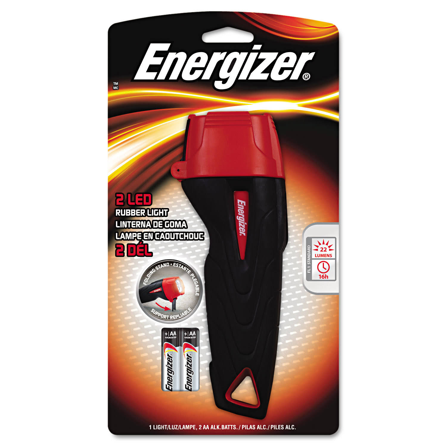 Energizer Rubber LED Flashlight