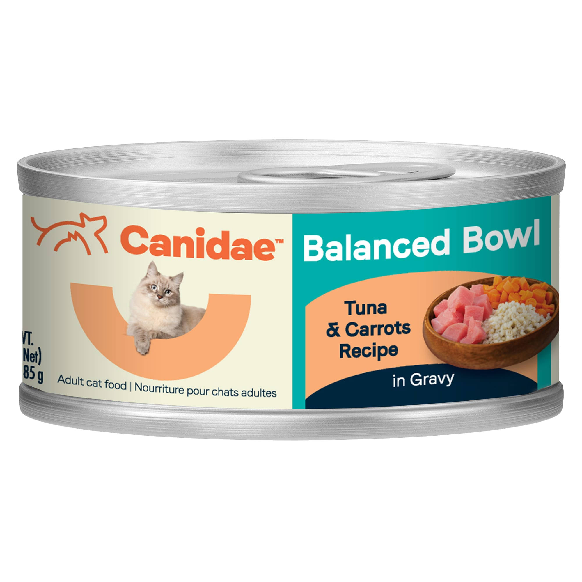 Canidae Balanced Bowl Tuna & Carrots Recipe Wet Cat Food, 3 oz