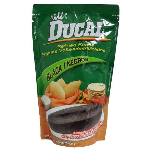 Ducal Black Refried Beans - 14.1oz