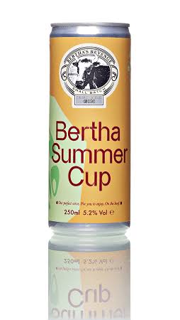 Bertha's Revenge 'Summer Cup' Cucumber & Mint 250ml can - Mitchell & Son Wine Merchants
