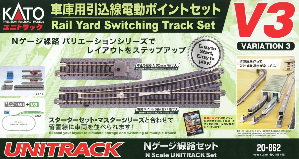N Gauge - Kato Unitrack Track Set V3 20-862 Neu