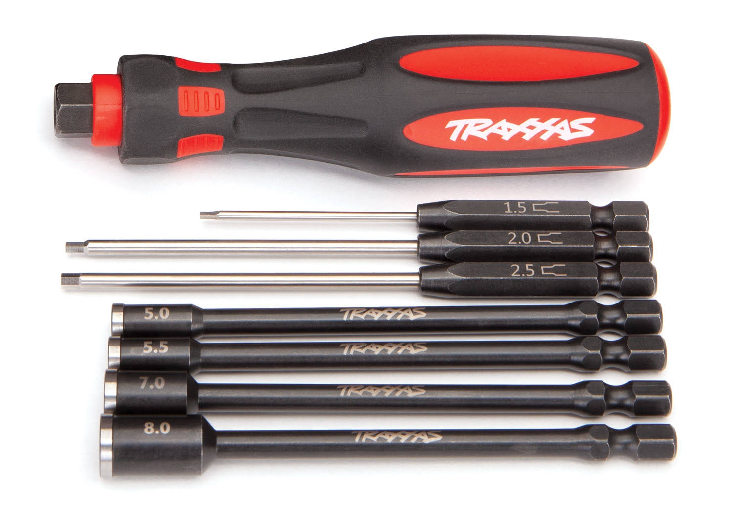 Traxxas 8712: 7-Piece Metric Hex and Nut Driver Essentials Tool Set