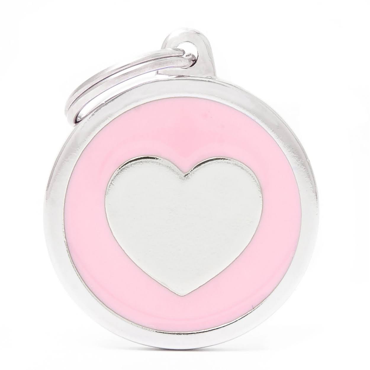 My Family Classic Heart Tag- Pink