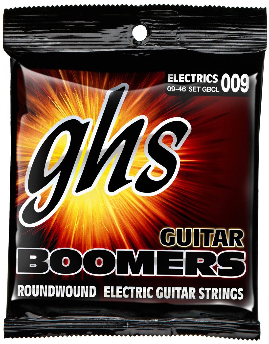 GHS GBCL Boomers Custom Light Electric Guitar Strings - 009