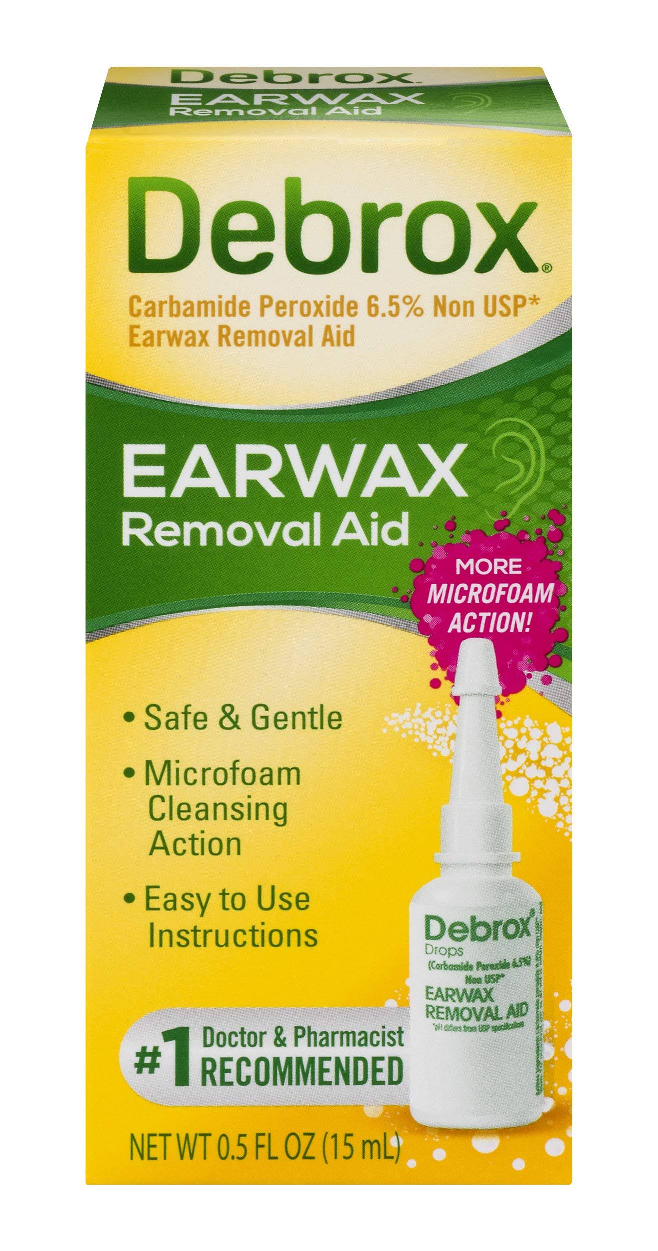 Debrox Drops Earwax Removal Aid - 1/2oz