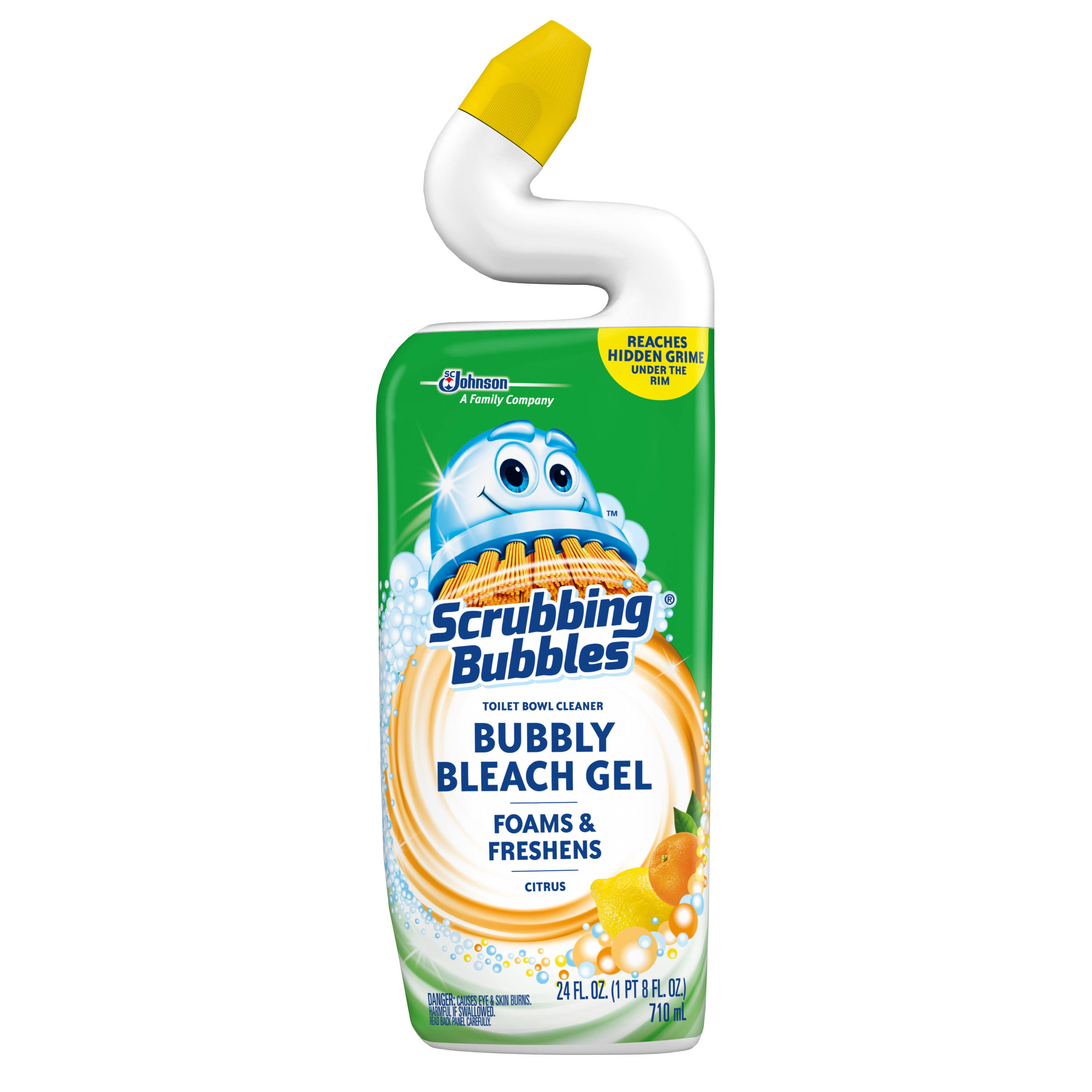 Scrubbing Bubbles Foaming Bleach Gel Toilet Bowl Cleaner - 24oz