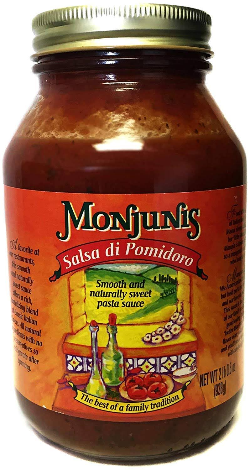 Monjunis Salsa di Pomidoro Tomato Pasta Sauce - 2lb