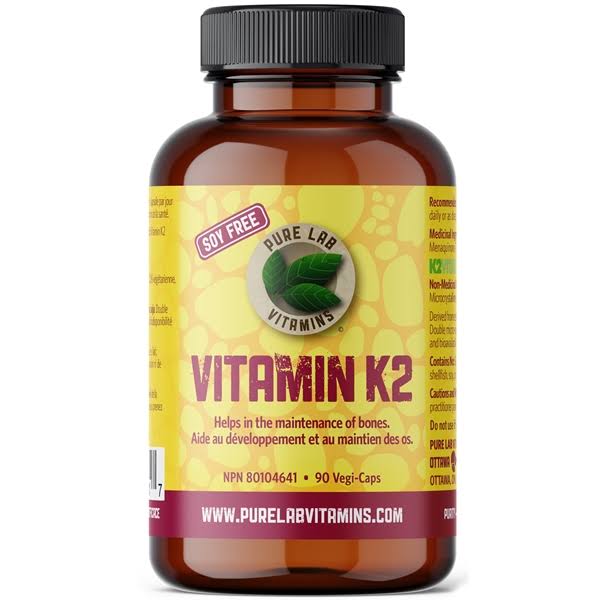 Pure Lab Vitamins Vitamin K2 90 Veggie Caps