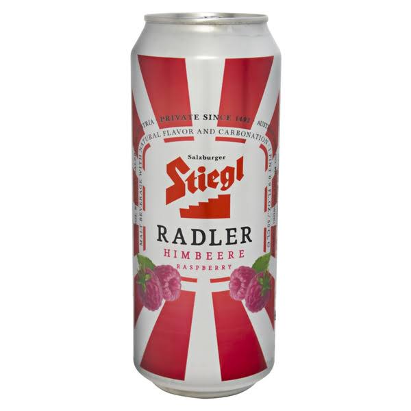 Stiegl Radler Raspberry Beer Can - 500 Milliliters - Central Co-op - Delivered by Mercato