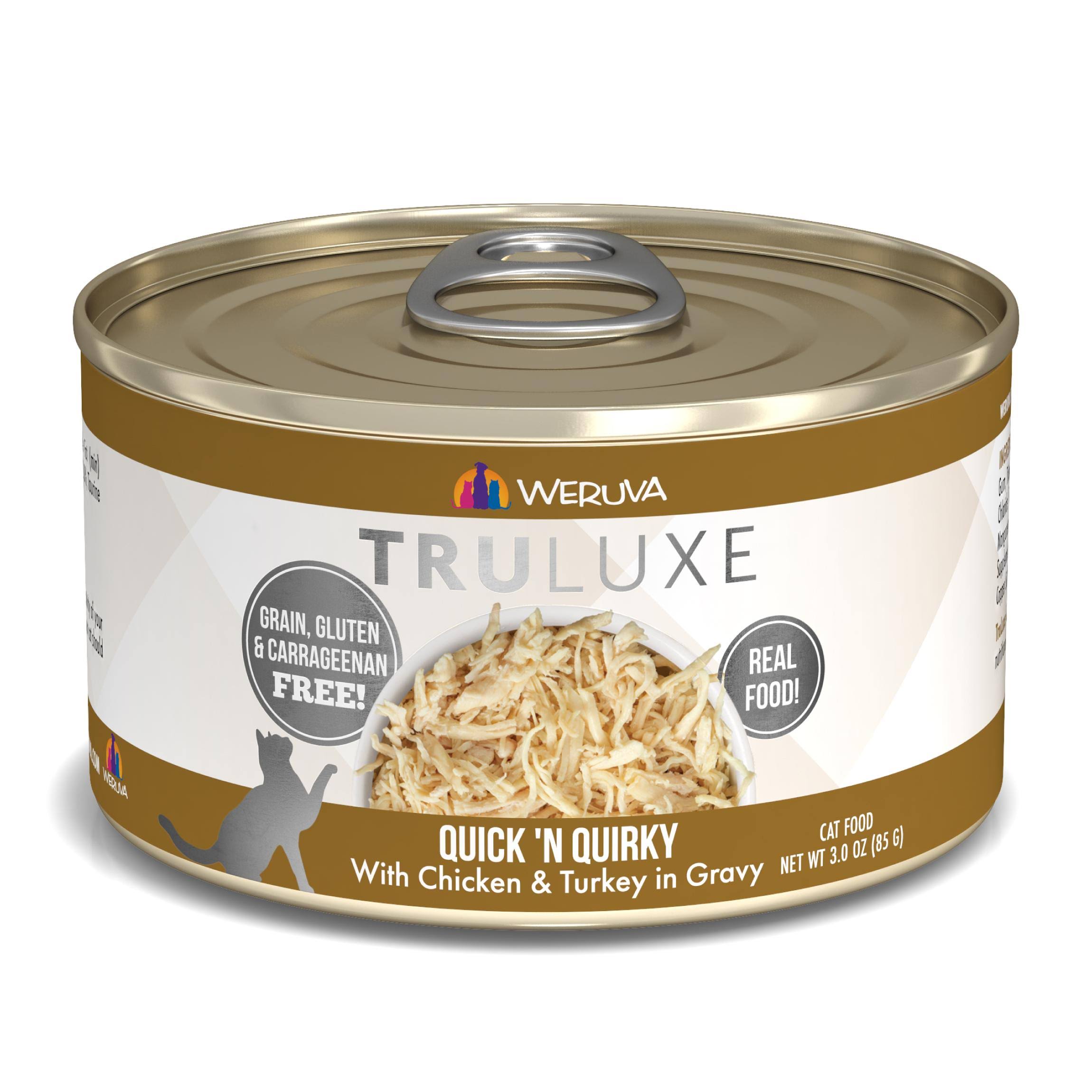 Weruva Grain Free Truluxe Canned Cat Food - Quick 'N Quirky, Adult