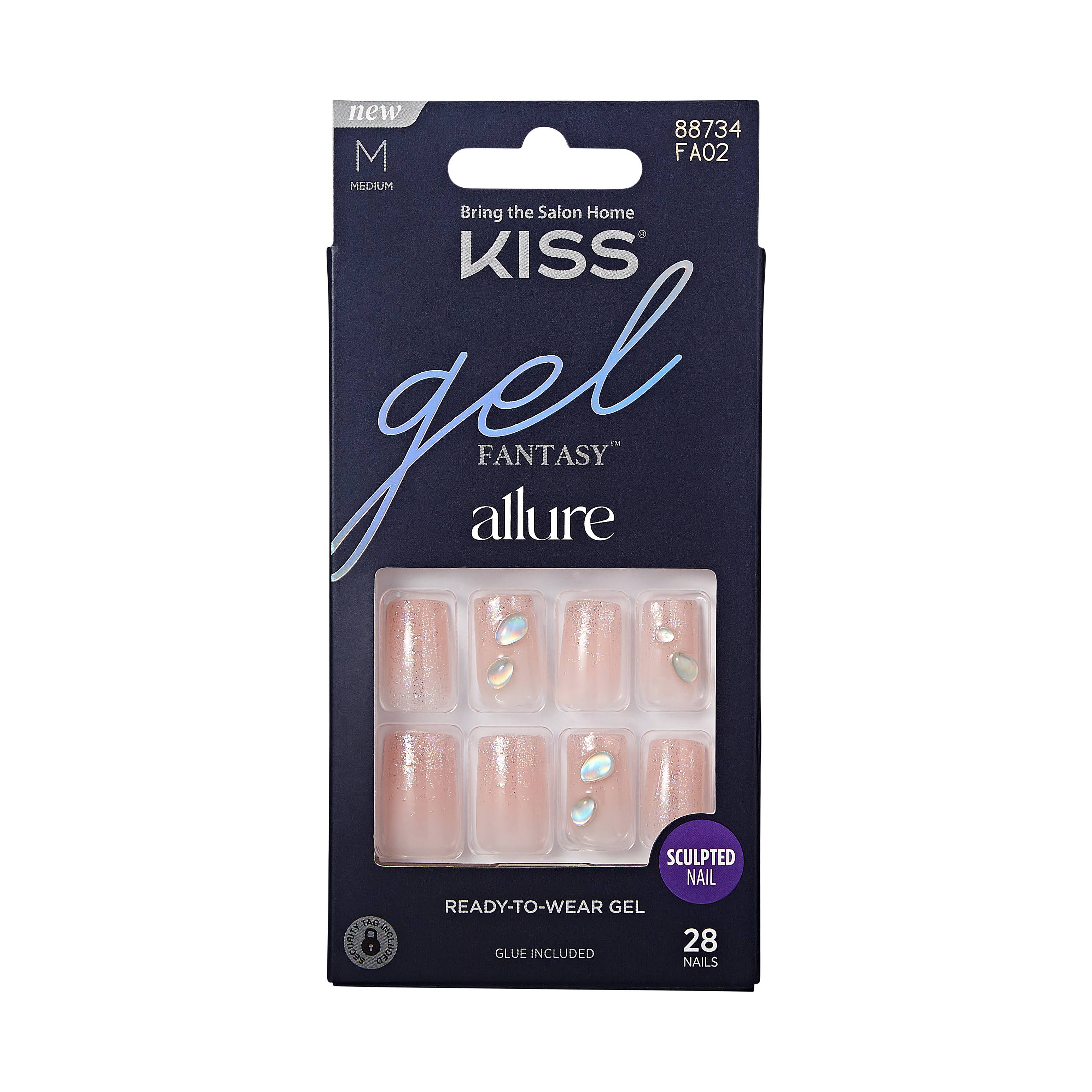 Kiss Gel Fantasy Allure Nails - Transformation