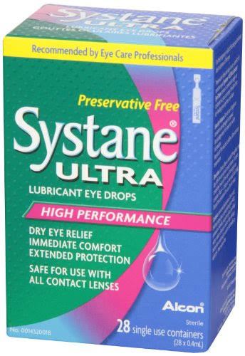 Systane Ultra Preservative Free Lubricant Eye Drops - 0.4ml