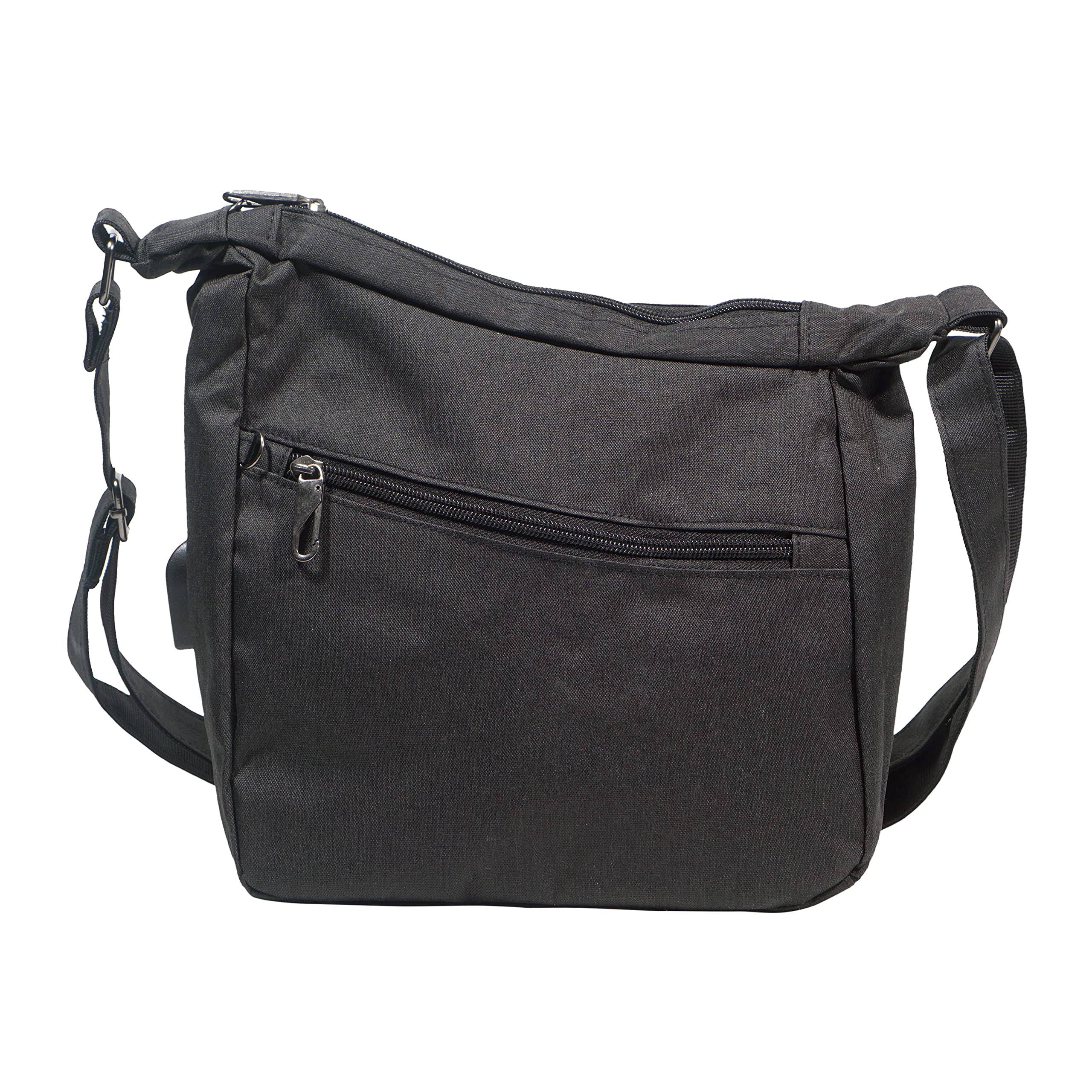 Nupouch Anti-Theft Crossbody Bag Black