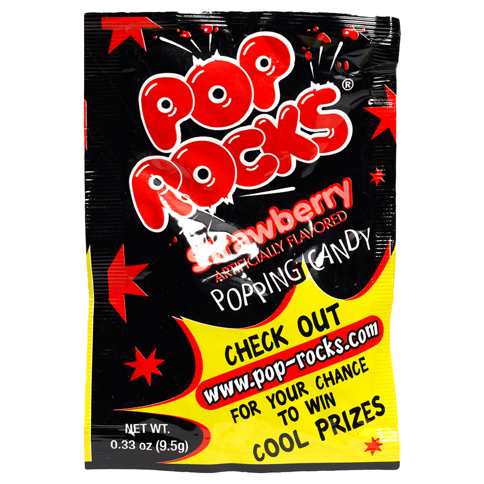 Pop Rocks Popping Candy - Strawberry Flavoured, 9.5g