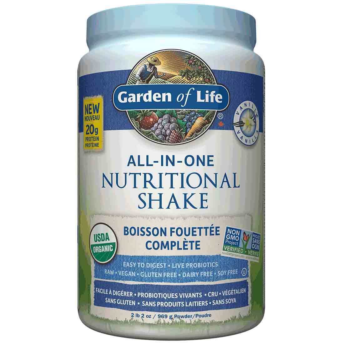 Garden Of Life All-in-One Nutritional Shake - Vanilla 969g