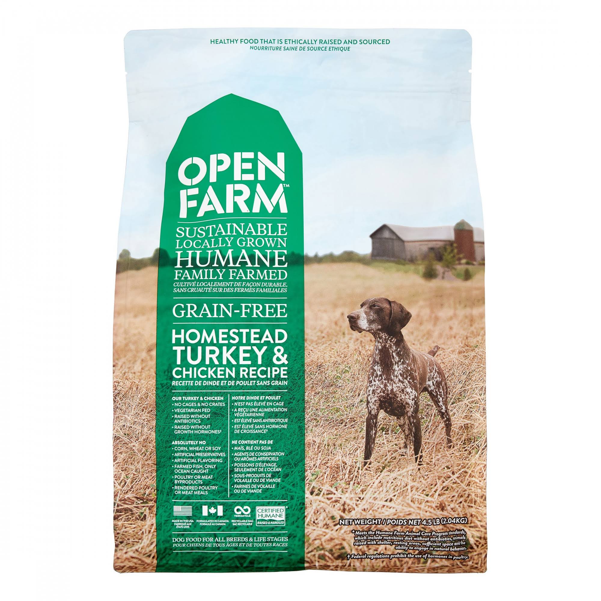 Open Farm Grain-free Adult Dog Dry Food - Turkey & Chicken, 4lb