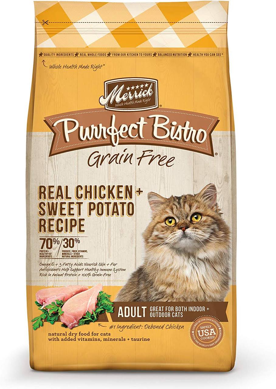 Merrick Purrfect Bistro Grain Free Dry Adult Cat Food - Chicken