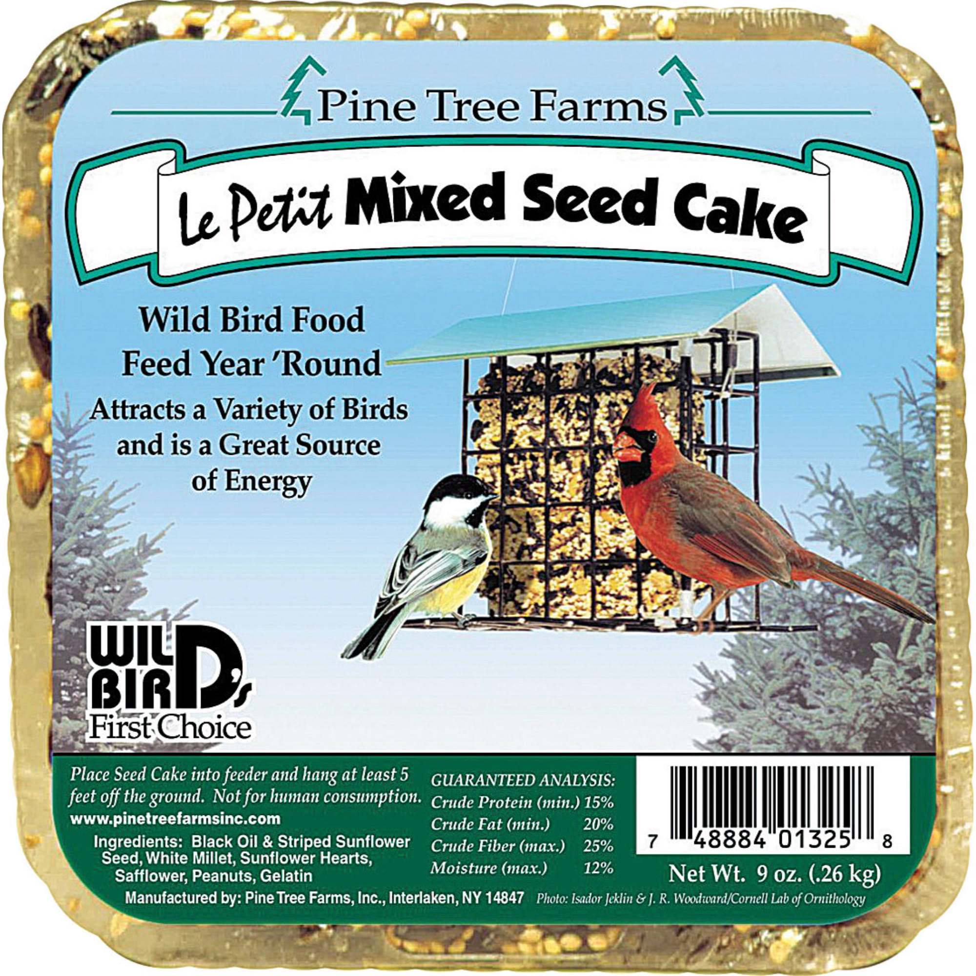 Pine Tree Farms Le Petit Mixed Seed Cake - 9oz