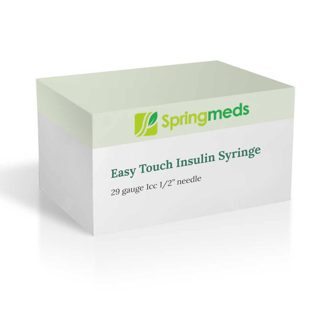 Easy Touch Insulin Syringes - 29 Gauge, 1cc, 1/2"