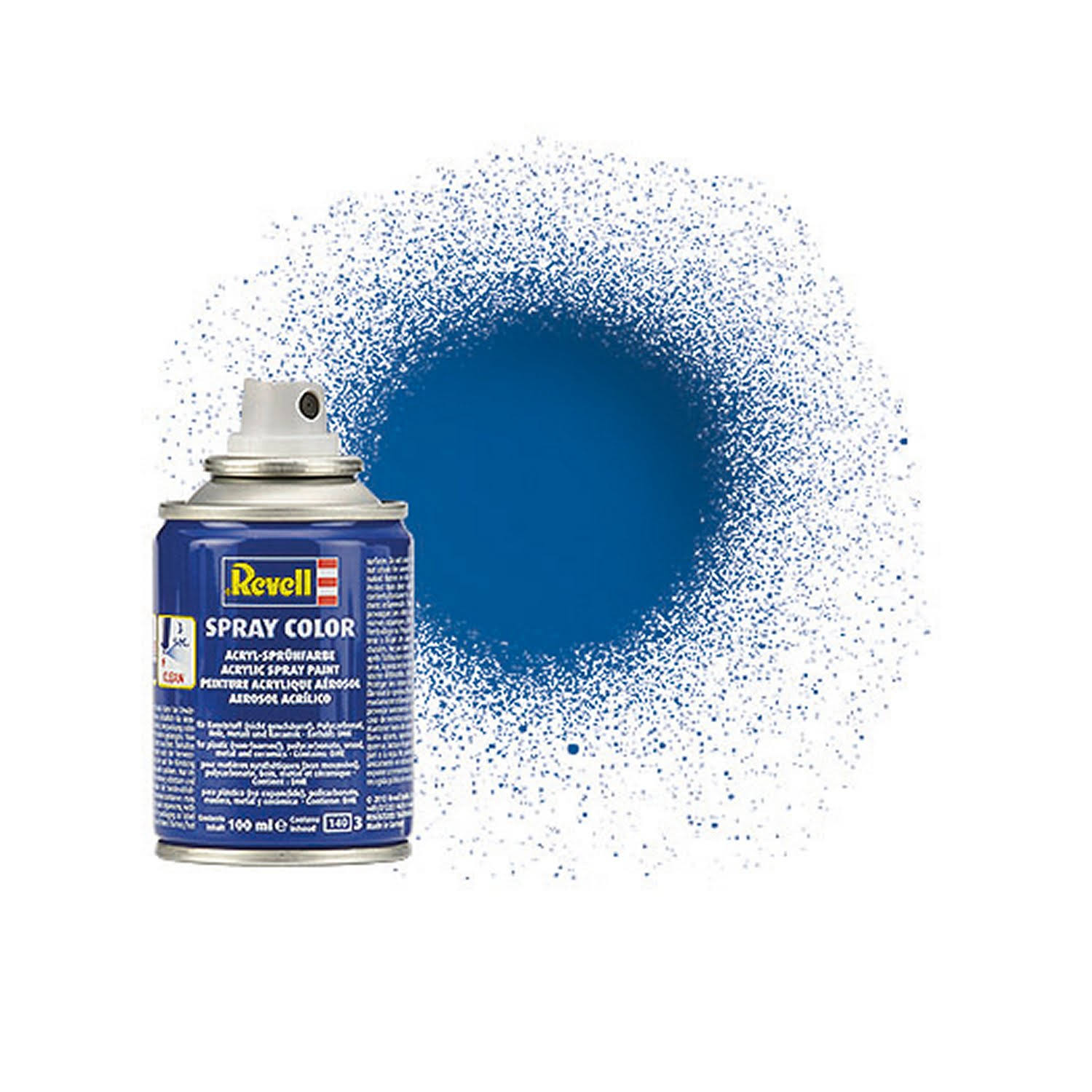 Revell Spray Color Acrylic Paint (Blue Glossy Finish)