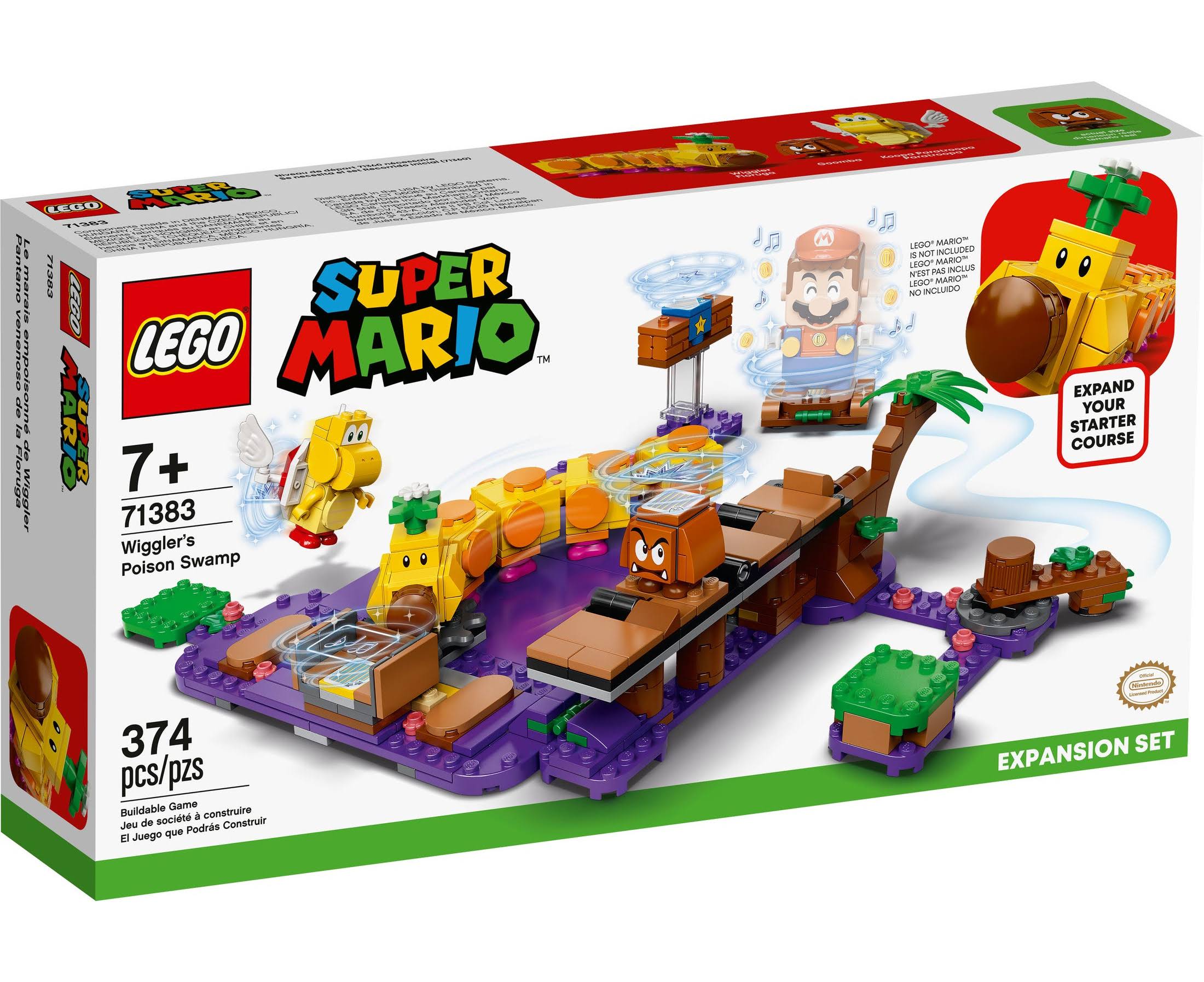 LEGO 71383 Wigglers Poison Swamp Expansion Set Super Mario - AfterPay & zipPay Available