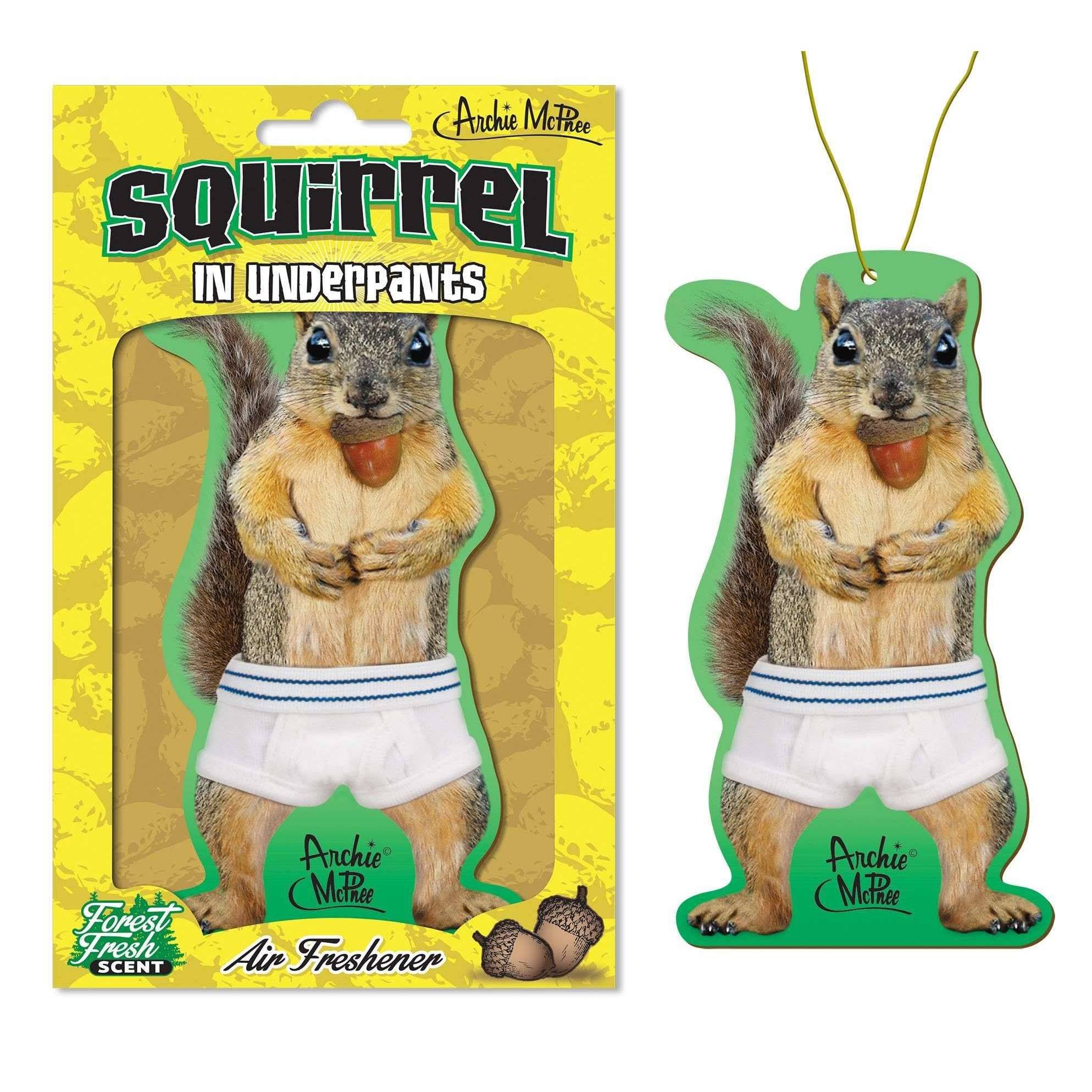 Accoutrements Squirrel In Underpants Deluxe Air Freshener