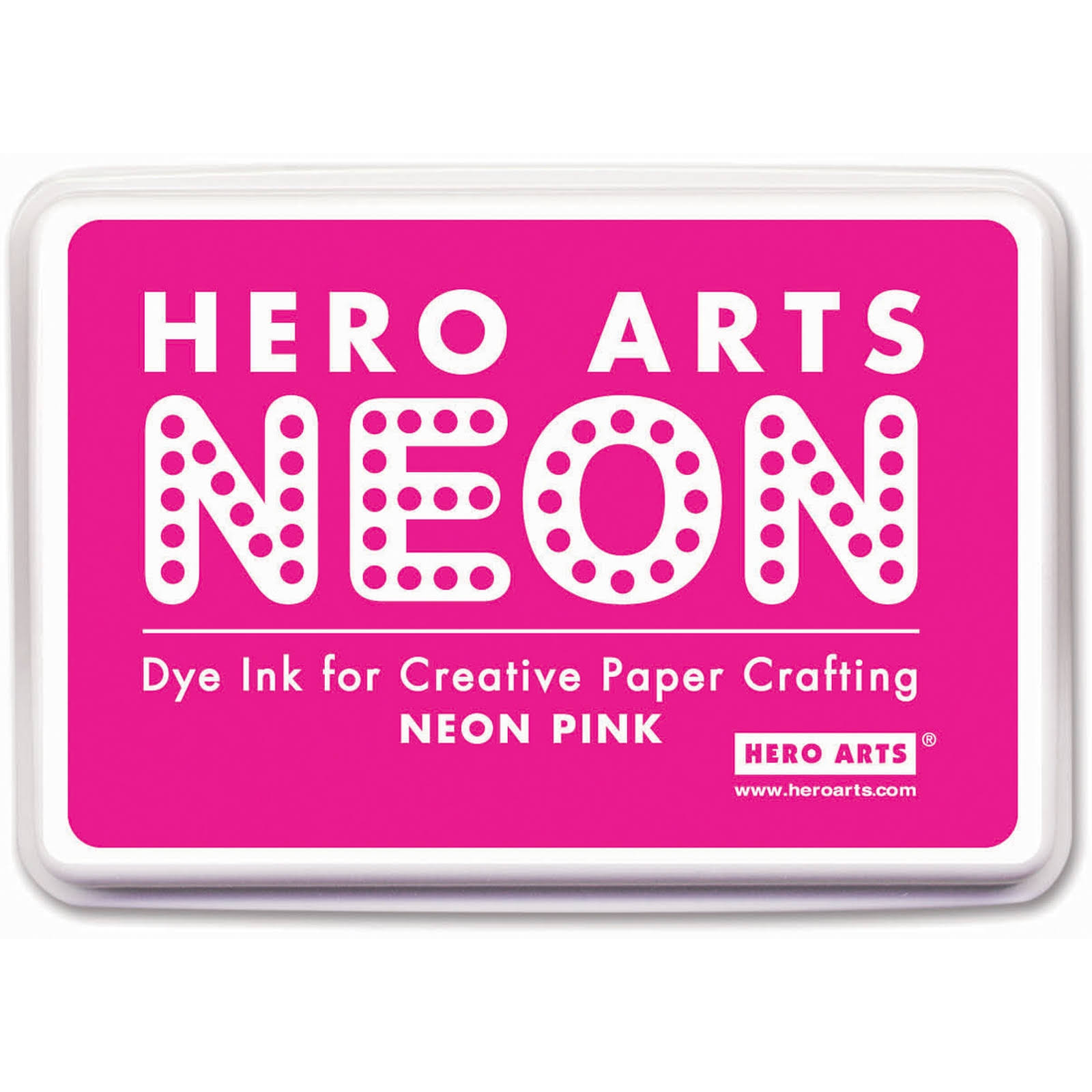 Hero Arts Rubber Stamps Neon Ink Stamp Pad - Pink
