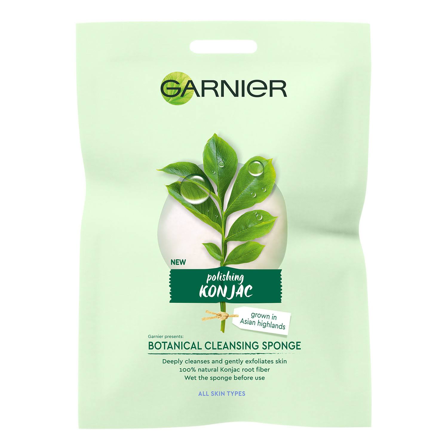 Garnier Organic Konjac Botanical Cleansing Sponge 100% Reusable