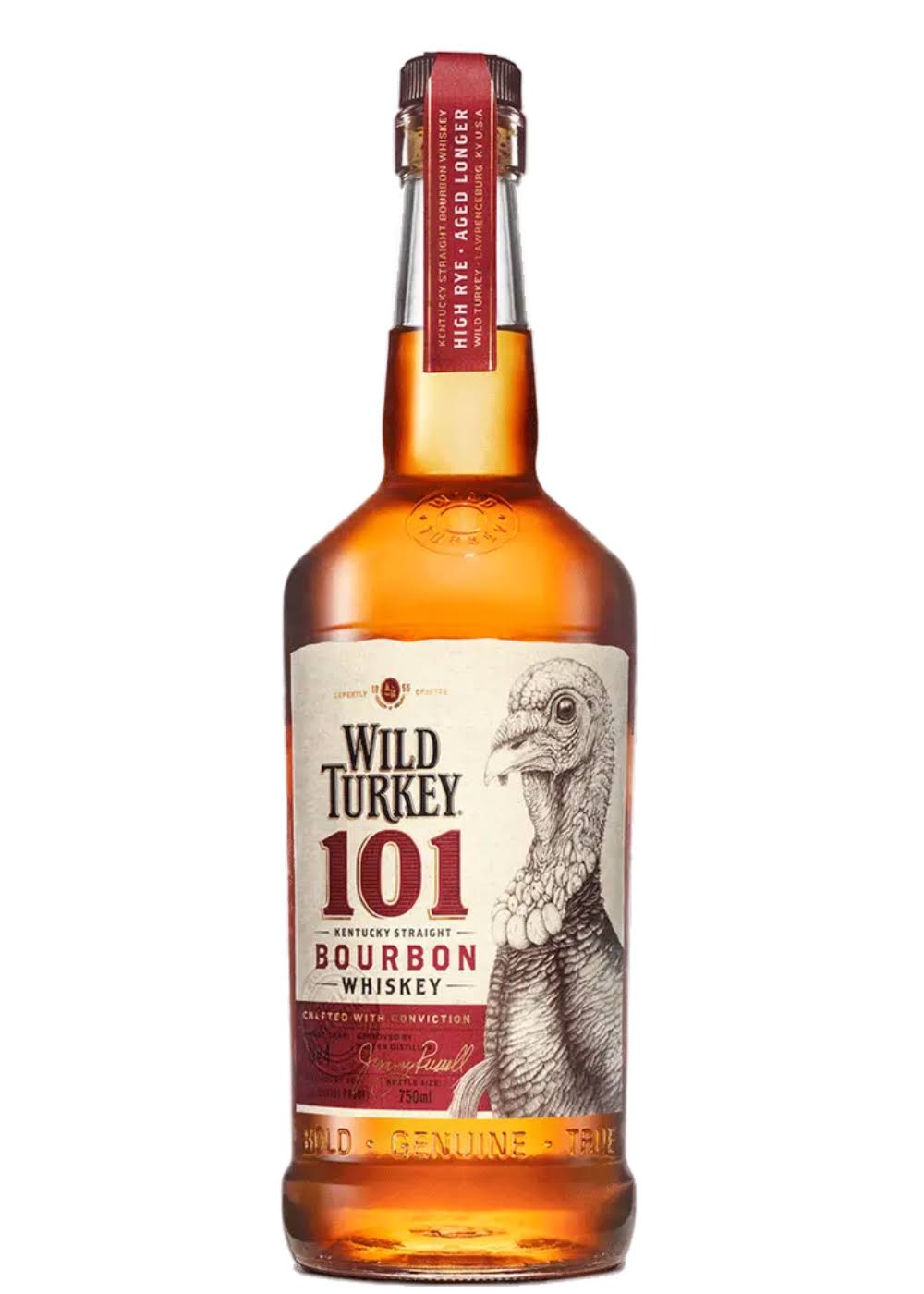 Wild Turkey Whiskey, Kentucky Straight Bourbon, 101 - 375 ml