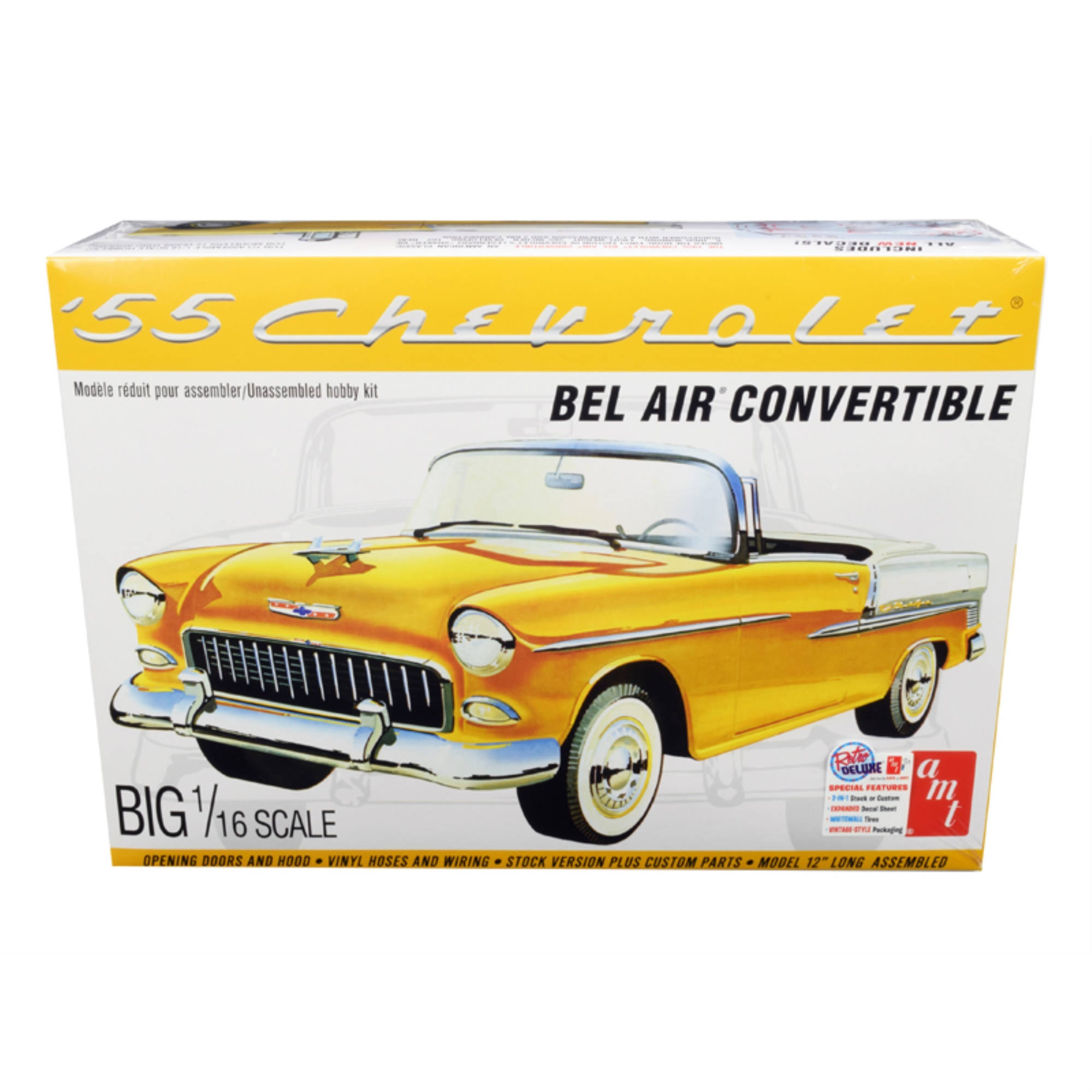 AMT 1/16 1955 Chevy Bel Air Convertible Model Kit