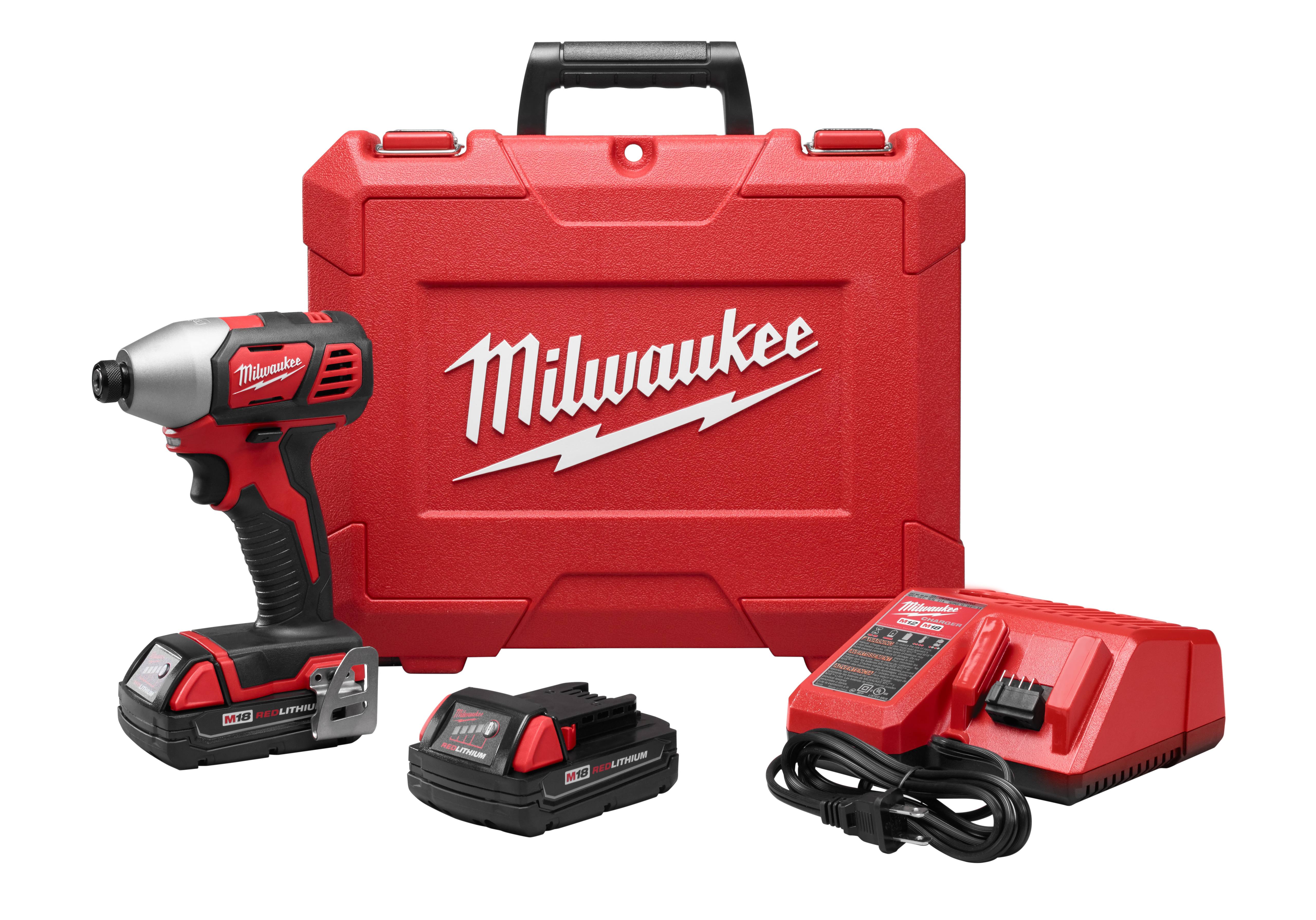 Milwaukee 265622CT M18 Cordless Hex Impact Driver Tool Kit - 1/4"