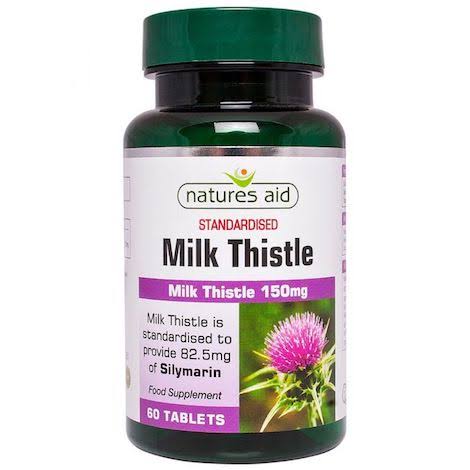 Natures Aid Milk Thistle 150mg 60s