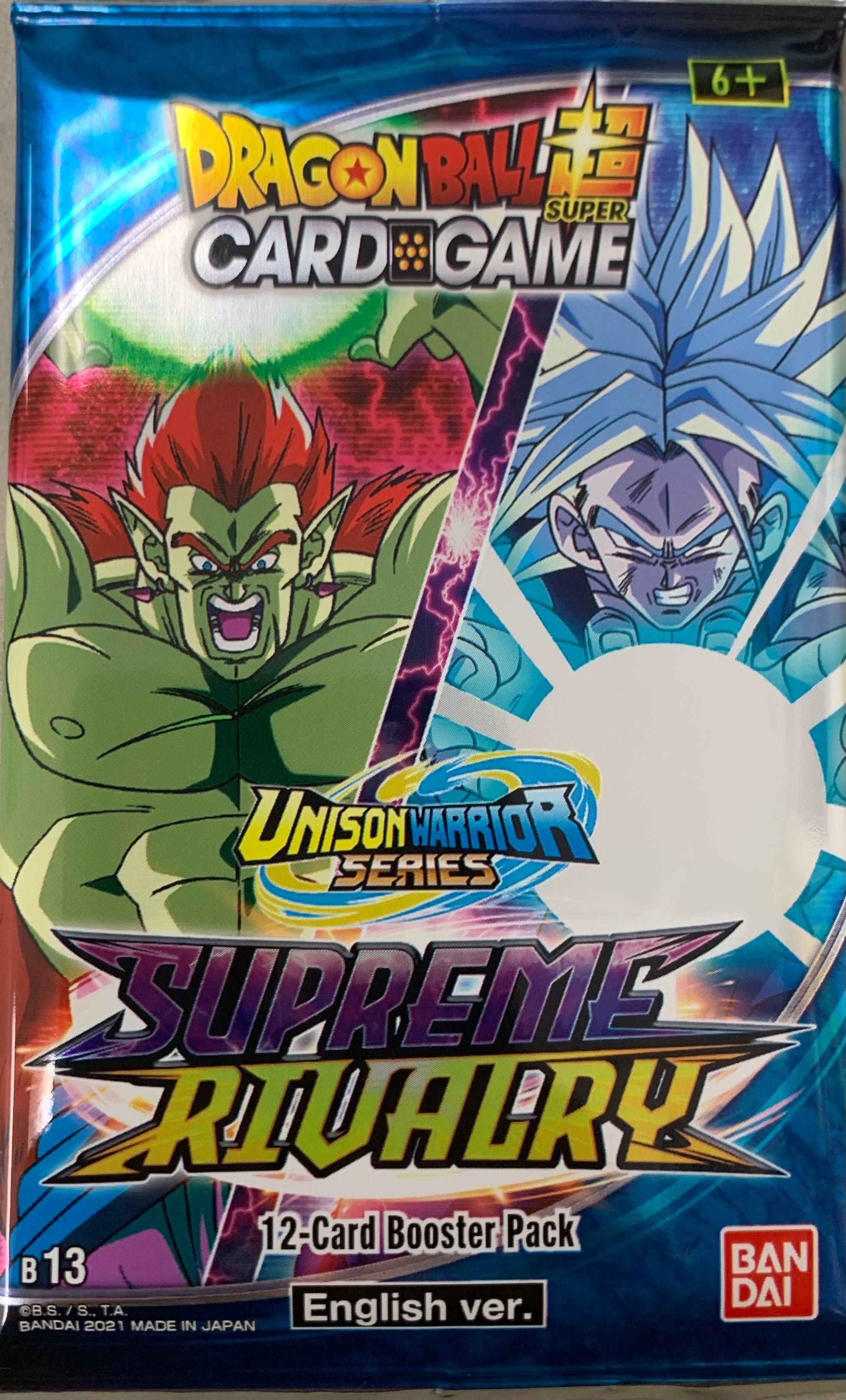 Dragon Ball Super CG: B13 Unison Warrior Series 04 - Supreme Rivalry Booster Pack