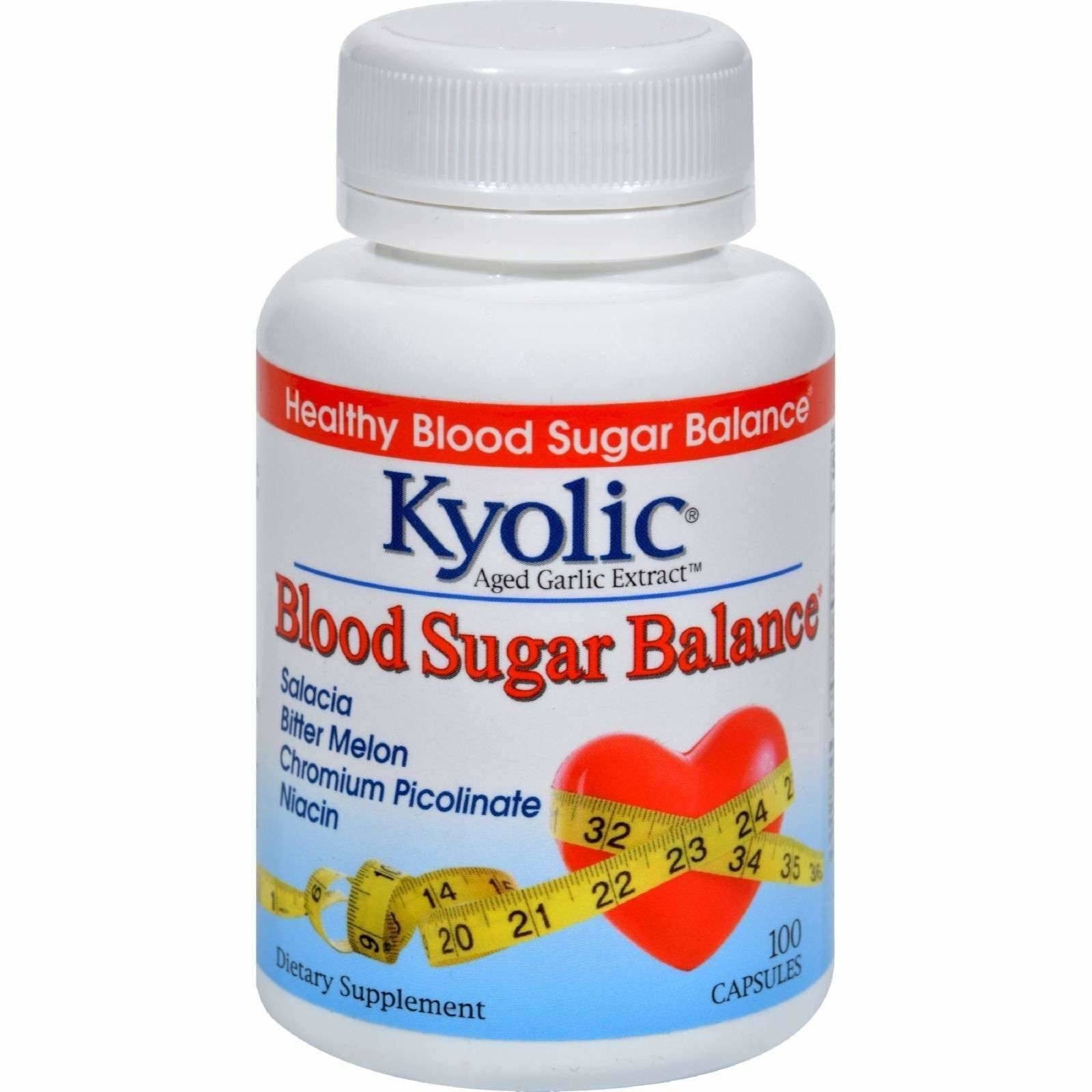 Kyolic Blood Sugar Balance - 100 Capsules
